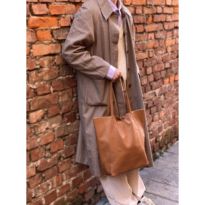 Babila Italian Genuine Leather Tote Bag